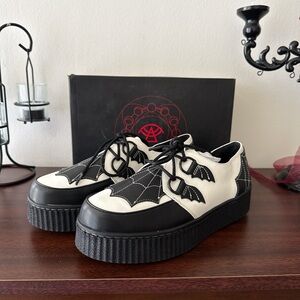 *BRAND NEW* Strange Cult Krypt Web Spiderweb Platform Creepers